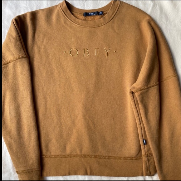 Obey Gold Crewneck - Picture 1 of 1